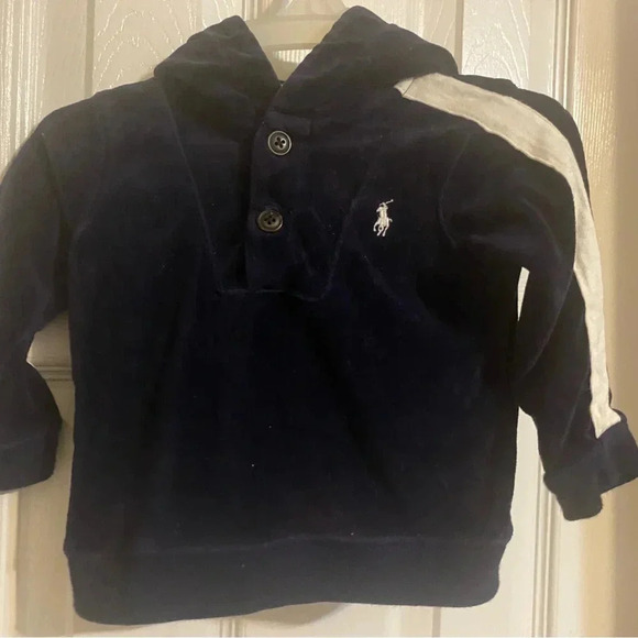 Ralph Lauren Velour Hoodie - Picture 1 of 7